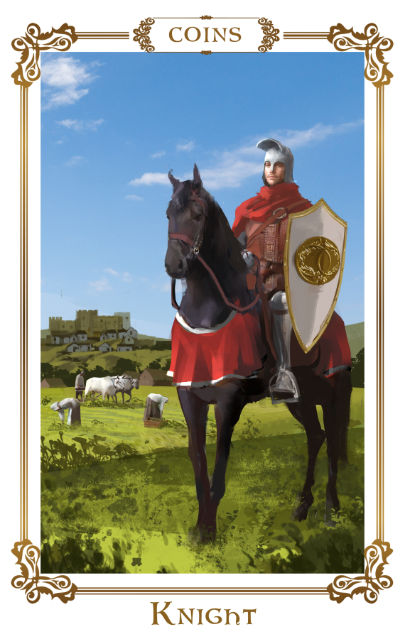12 Knight of Coins rc large