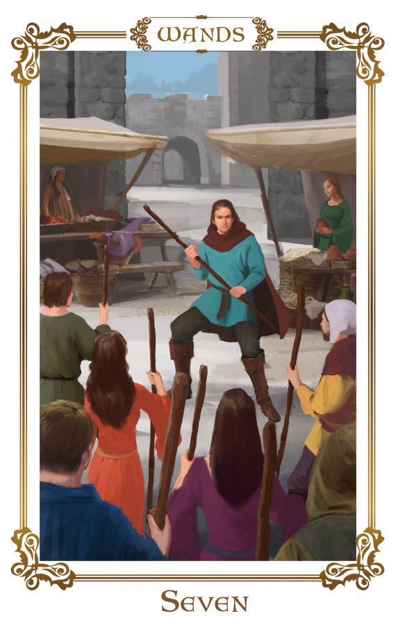 7 Seven of Wands rc large