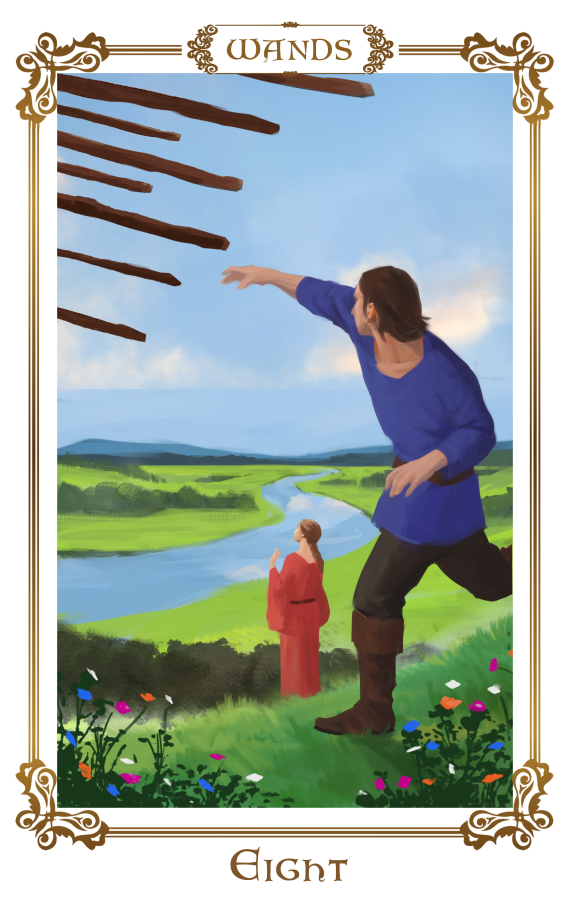 8 Eight of Wands rc large